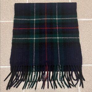 Vintage Bloomingdale’s Cashmere Tartan Scarf made in Germany